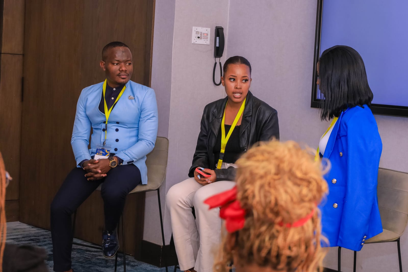 Joy Mido facilitating an audience-led session
