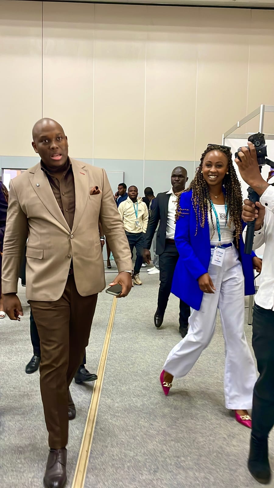 Networking moment at the Youth Festival